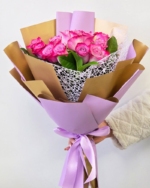 Bouquet of 12 Lavender Roses - Image 2