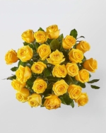24 Yellow Roses in a Vase - Image 3