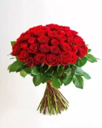 Bouquet of 50 Premium Red Roses - Image 4