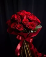 Classic Bouquet of 12 Red Roses - Image 2