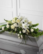 Contemporary Tranquility Casket Spray Arrangement - Image 2