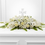 Radiant Harmony Arrangement of Roses and Lilies - Image 4