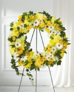 Golden Tribute Wreath