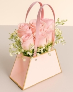 Pink Purse with Pink Roses