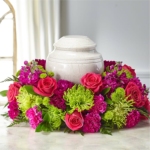 Serene Glow Floral Adornment Arrangement - Image 2