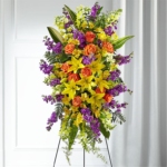 Graceful Remembrance Standing Flower Spray - Image 4
