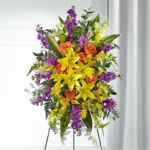 Graceful Remembrance Standing Flower Spray - Image 3