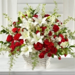 A Heartfelt Tribute Flower Arrangement - Image 4