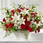A Heartfelt Tribute Flower Arrangement - Image 3
