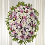 Graceful Presence Mixed Flower Standing Spray - Image 5
