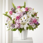 Heartfelt Comfort Basket with Asters and Roses - Image 2