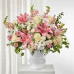 Harmony Blooms Urn Basket with Flowers - Image 2