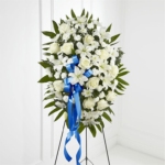 Timeless Serenity Floral Standing Spray - Image 3