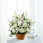 Graceful Tribute Arrangement with Mixed Flowers - Image 3