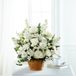 Graceful Tribute Arrangement with Mixed Flowers - Image 9