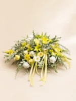 Sunshine Elegance Casket Spray Arrangement