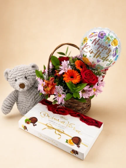 Fresh, Colorful Garden Basket