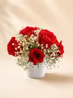Roses Presented in a Mug