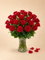 24 Red Roses Bouquet in a Vase