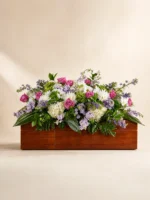 Whispering Meadow Casket Spray Floral Arrangement