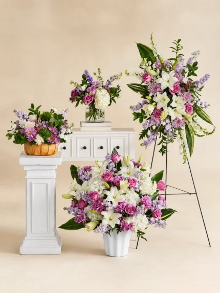 Heartfelt Memorial Bundles of Flowers