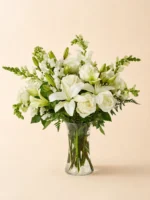 Lily and Rose Flower Bouquet