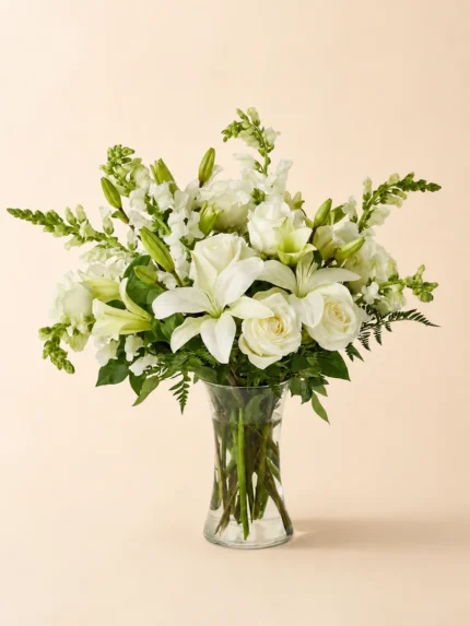 Lily and Rose Flower Bouquet