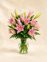 Pink Lily in a Vase
