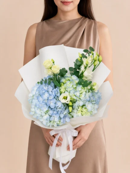 Blue Mist Mini Bouquet