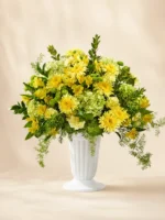 Cherished Memories Basket Flower Arrangement