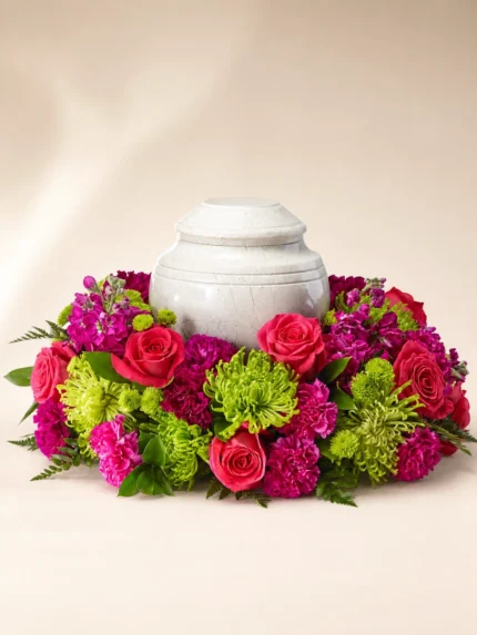Serene Glow Floral Adornment Arrangement