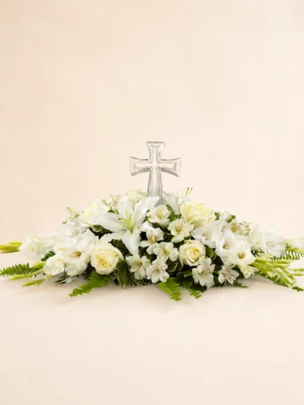 Radiant Harmony Arrangement of Roses and Lilies