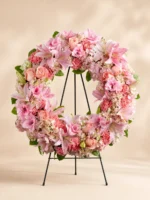 Everlasting Embrace Mixed Flower Wreath