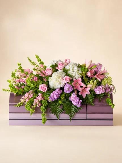 Cherished Memories Floral Casket Spray
