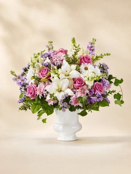 Radiant Moments Urn Basket Arrangement