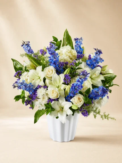 Graceful Presence Flower Floor Basket