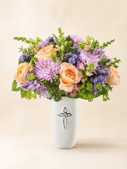 Radiant Joy Flower Vase Arrangement