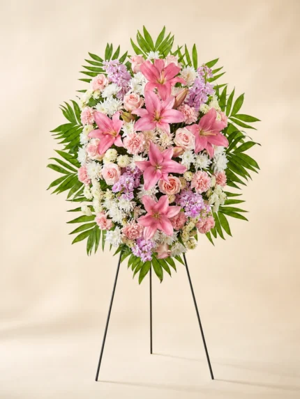 Peaceful Remembrance Floral Standing Spray