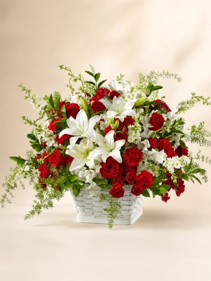A Heartfelt Tribute Flower Arrangement