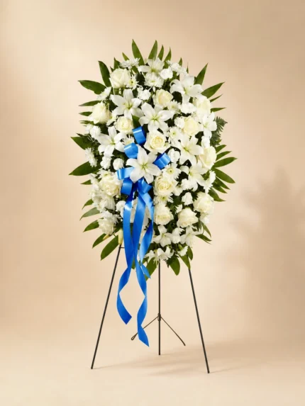 Timeless Serenity Floral Standing Spray