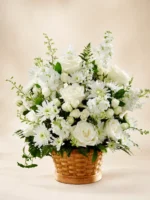 Graceful Tribute Arrangement with Mixed Flowers