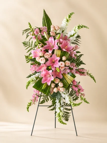 Serene Harmony Floral Standing Spray