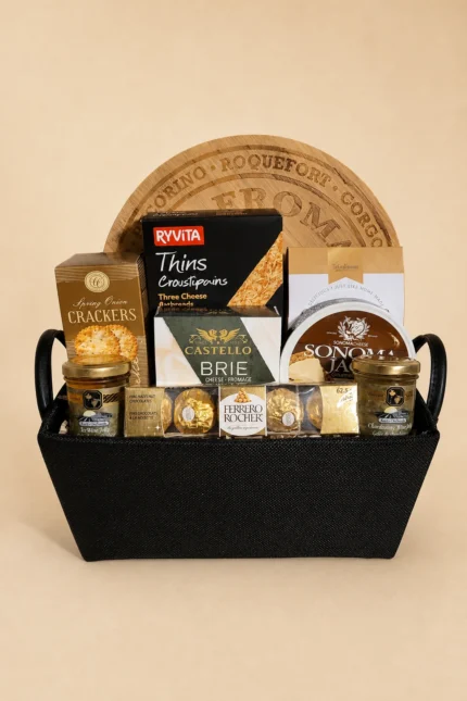 Gourmet Cheese & Crackers Gift Basket