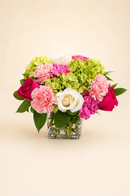 Elegant Blush Garden Arrangement