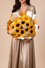 Golden Sunflower Bouquet