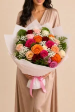 Sunset Blush Garden Bouquet