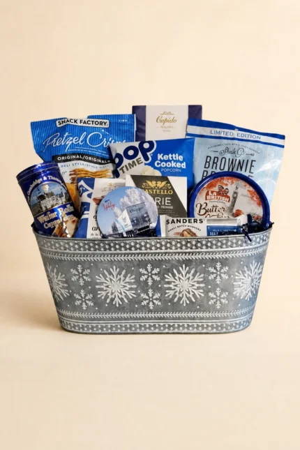 Winter Blue Gourmet Basket